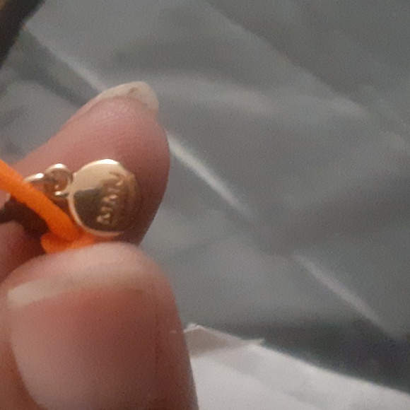 Marc by Marc Jacob Fluorescence Orange Friendship Bracelet NWT - Picture 4 of 5